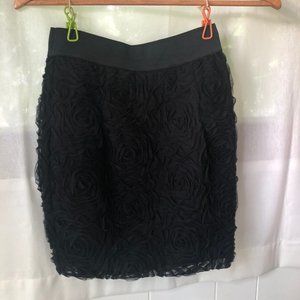 Rose Detail Pencil Skirt